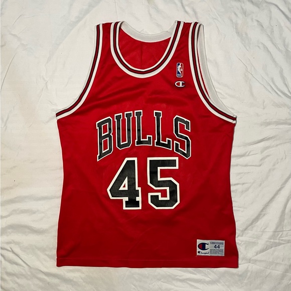 Champion Other - Michael Jordan Chicago Bulls 45 Vintage Jersey Large 44